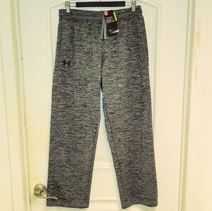 NWT UNDER ARMOUR STORM 1 COLD GEAR GRAY HEATHER SWEATPANTS / JOGGERS SIZE LARGE